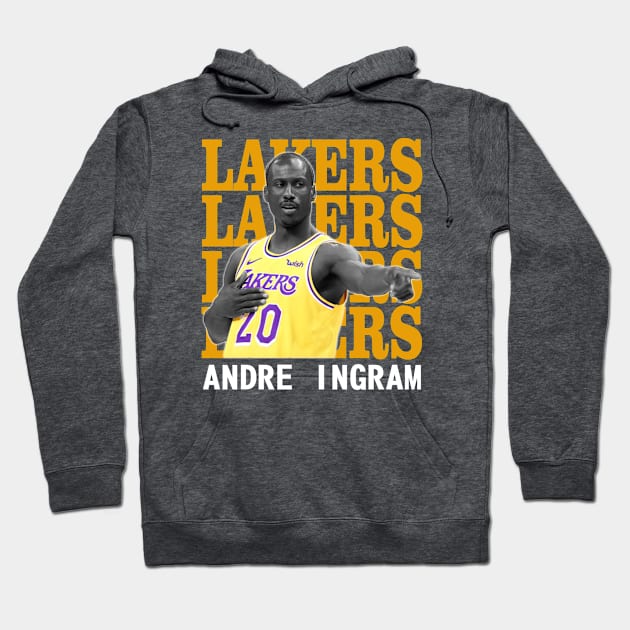 Los Angeles Lakers Andre Ingram Hoodie by Thejockandnerd